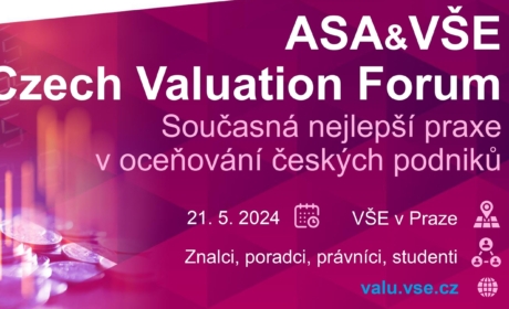 ASA & VŠE Czech Valuation Forum