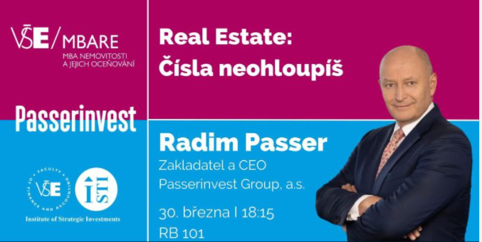 Přednáška Radima Passera 30. 3. 2022